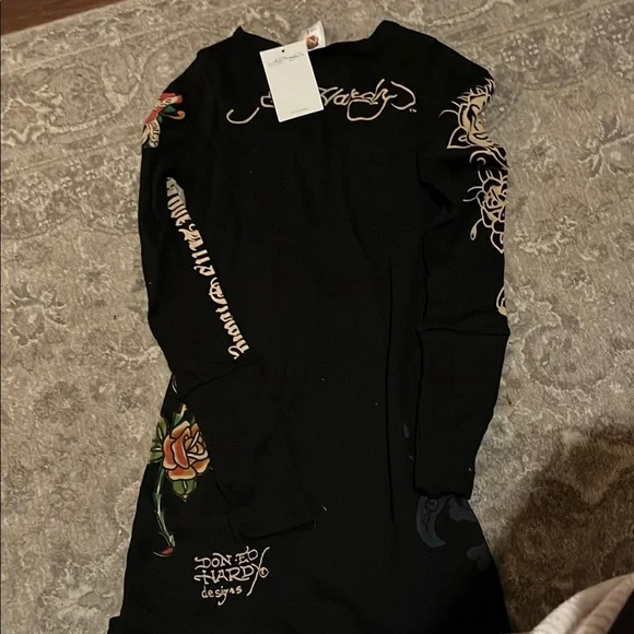 womens long sweatshirt dress Womens Pullover Hooded Sweatshirt Dress main image 1